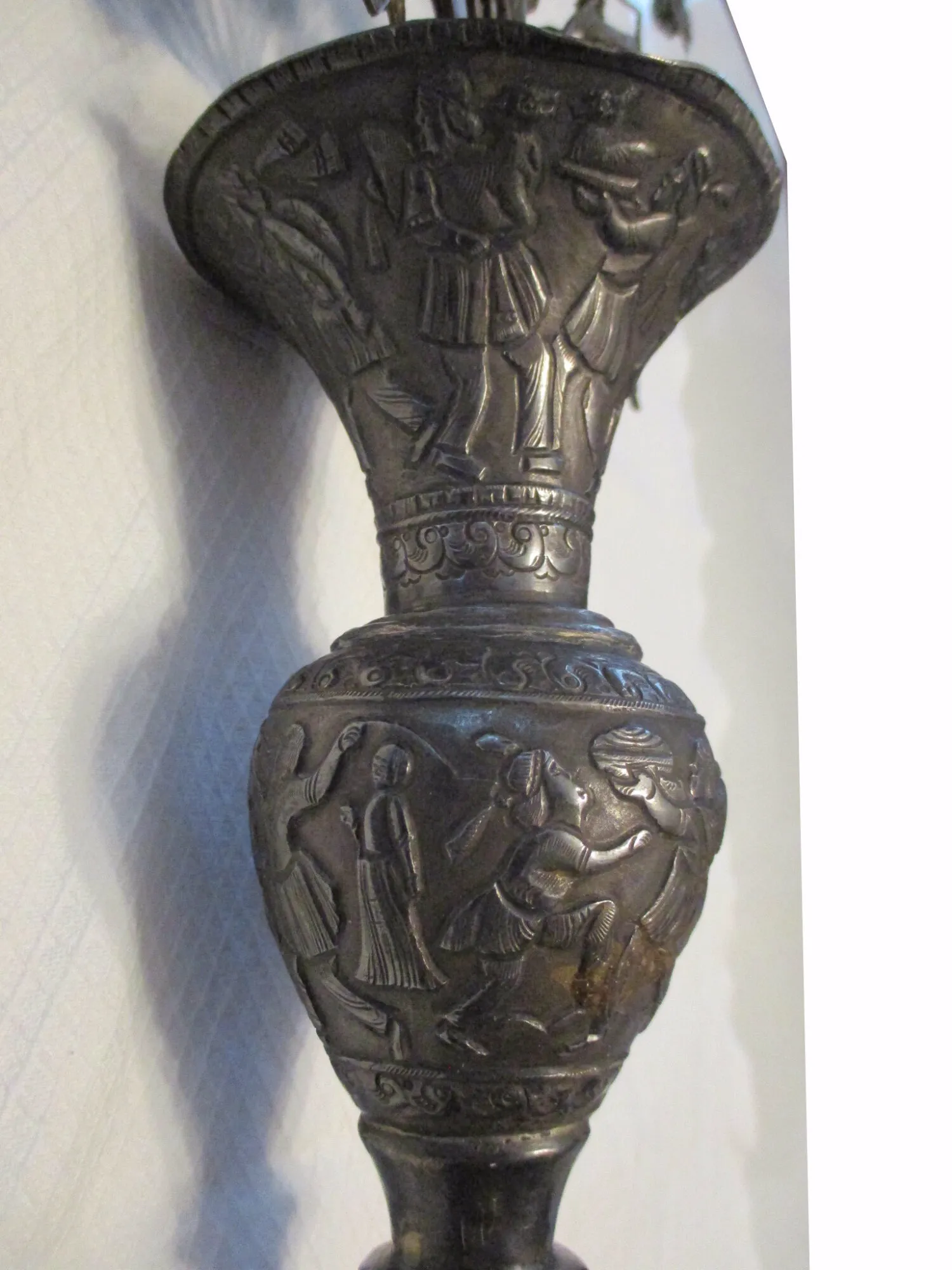 Iranian Silver Vase - Image 4