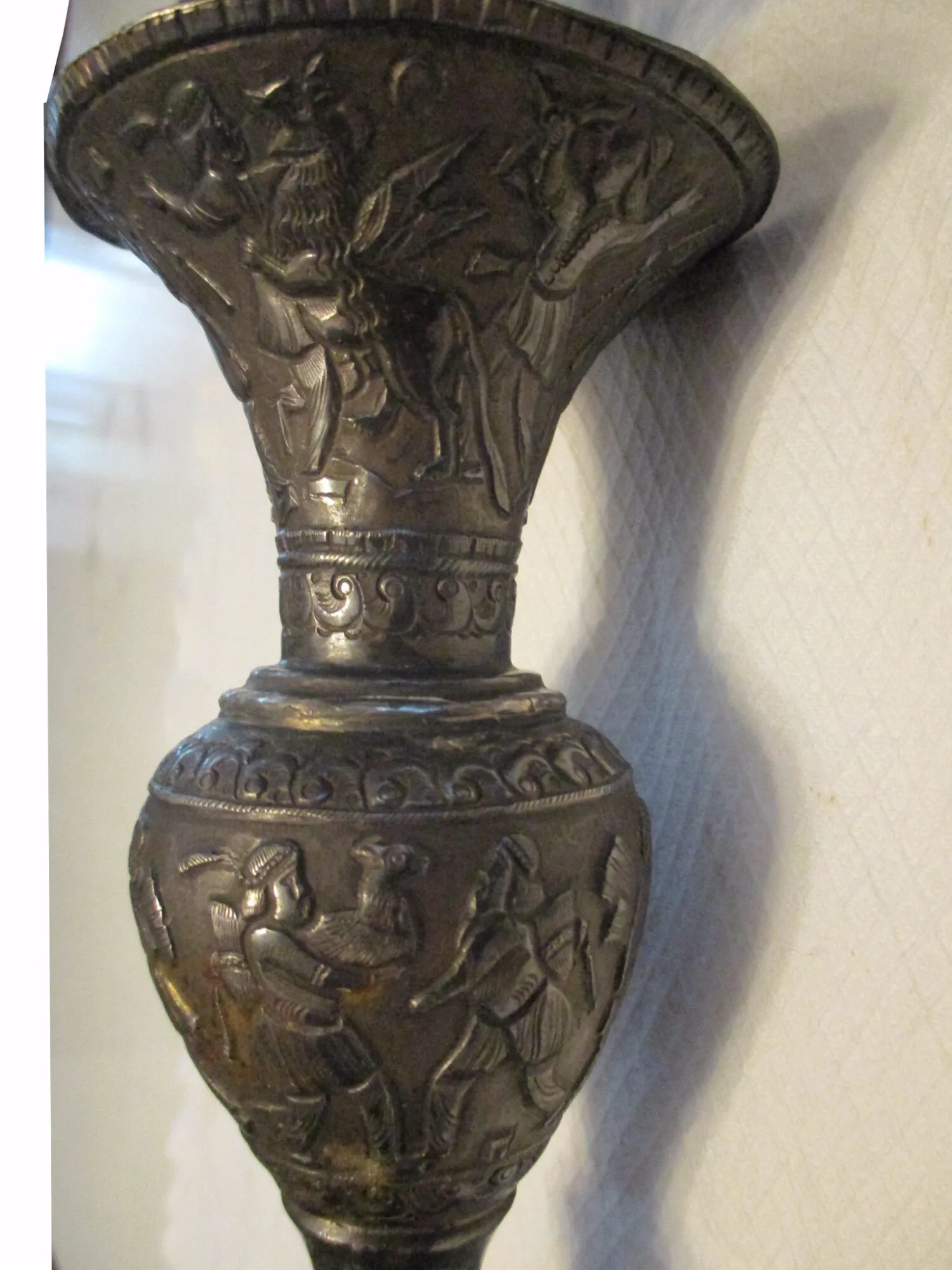 Iranian Silver Vase - Image 3