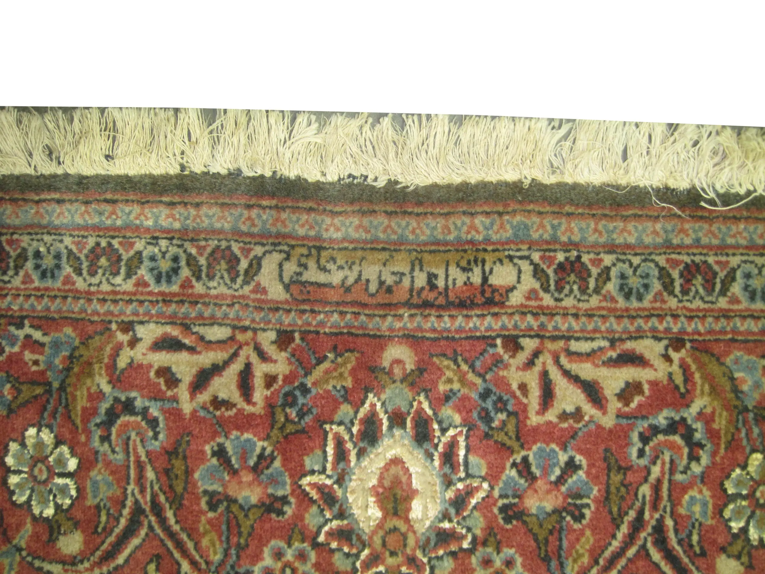 Debir Kashan with silk Persian - Image 4