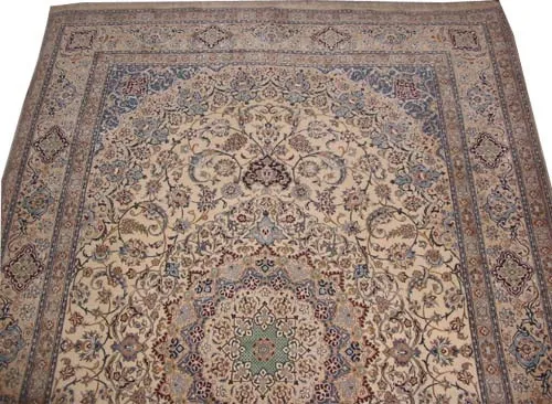 Nain Habibian with silk Persian
