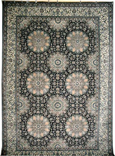 Nain Habibian with silk Persian