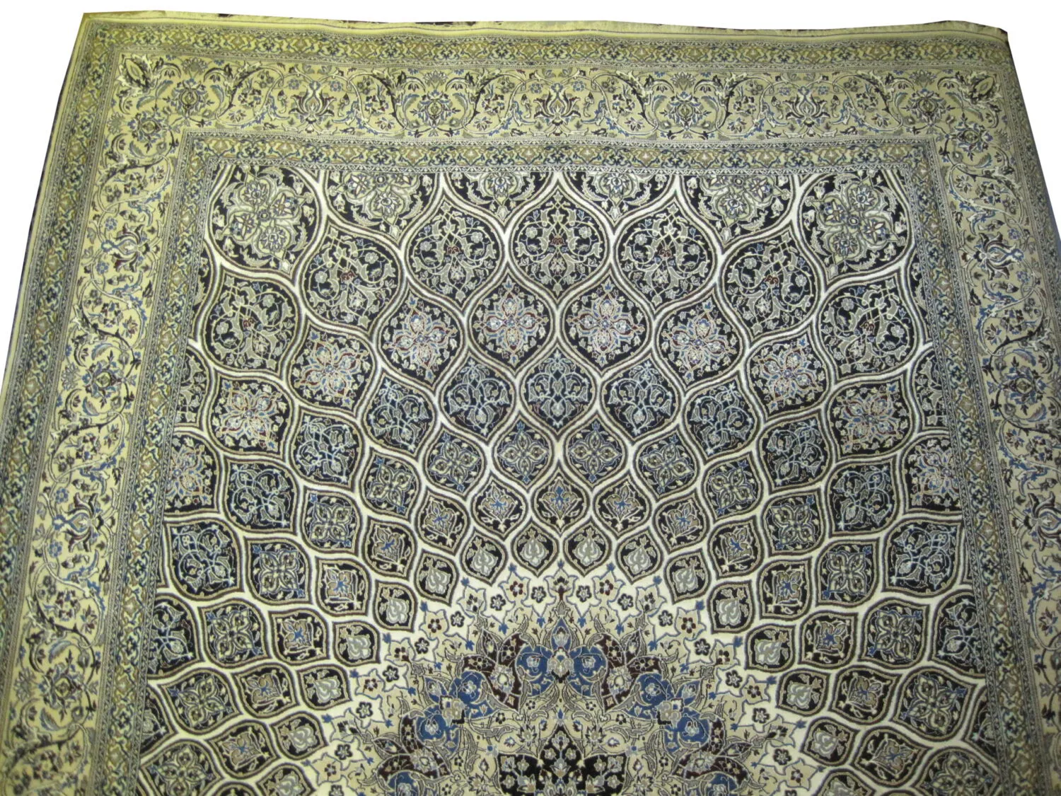 Nain Habibian with silk Persian