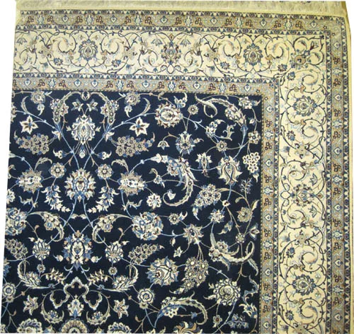 Nain Habibian with silk Persian