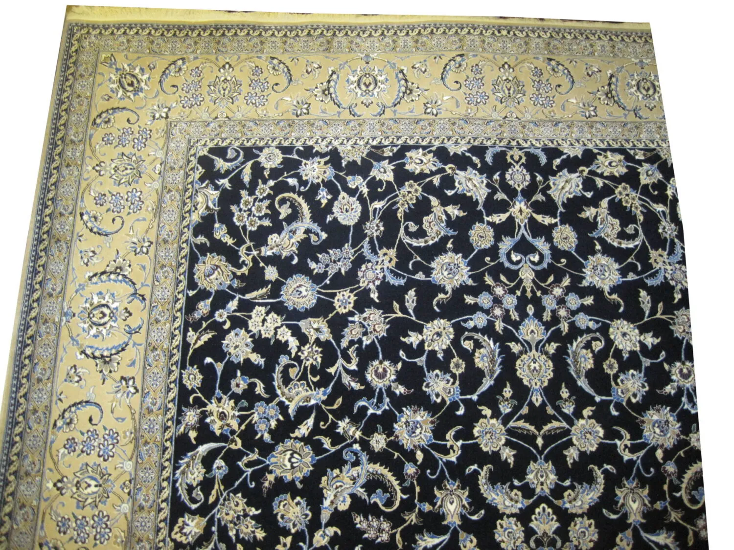 Nain Habibian with silk Persian