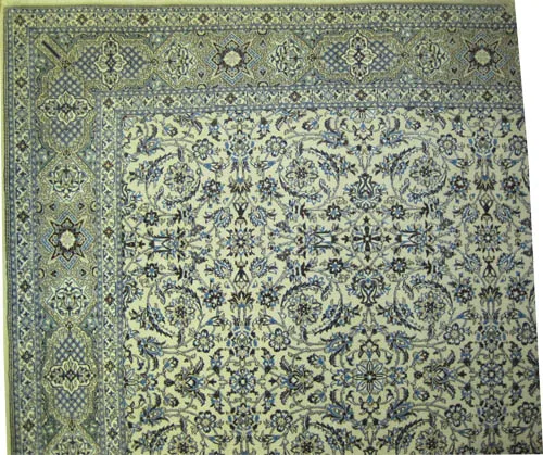 Nain Habibian with silk Persian