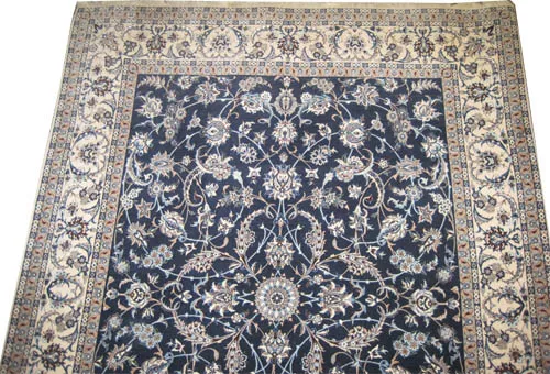 Nain Habibian with silk Persian