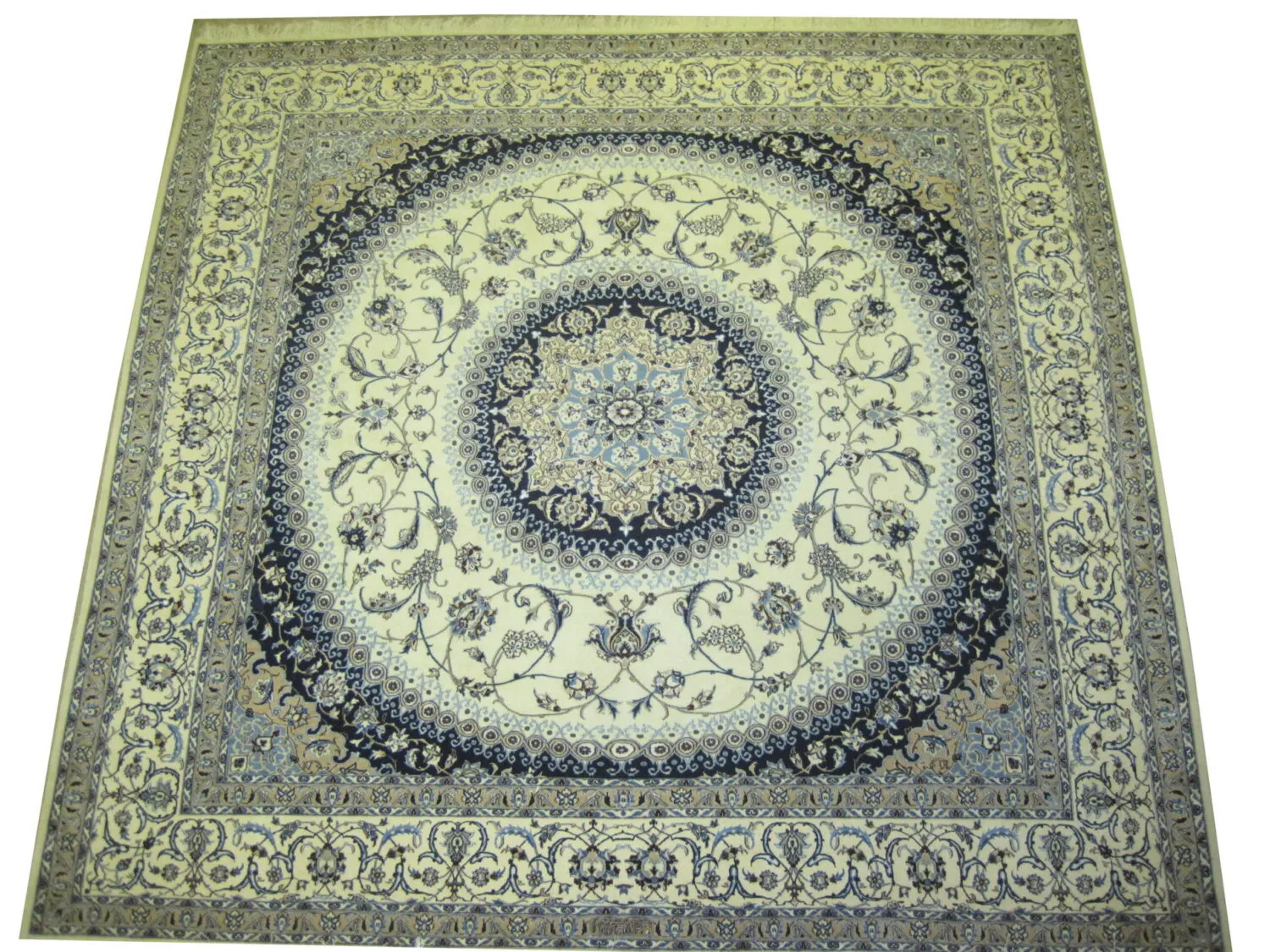 Nain Habibian with silk Persian
