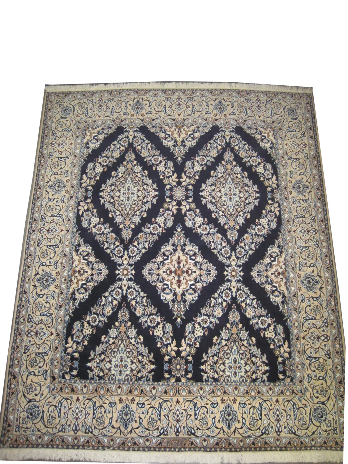 Nain Habibian with silk Persian