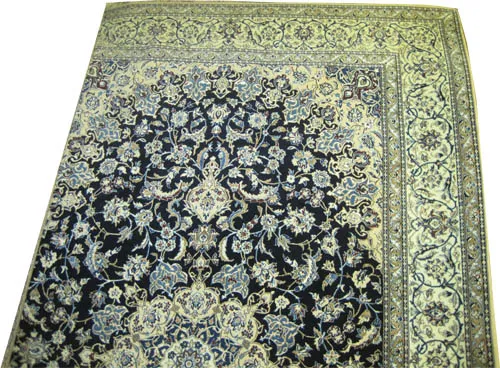 Nain Habibian with silk Persian